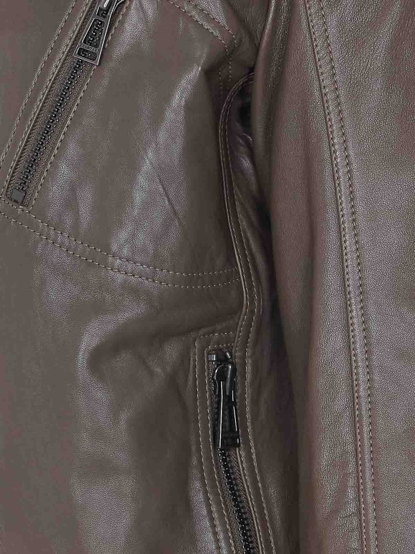 The Best Shops BELSTAFF: レザージャケット - レザージャケット - 緑