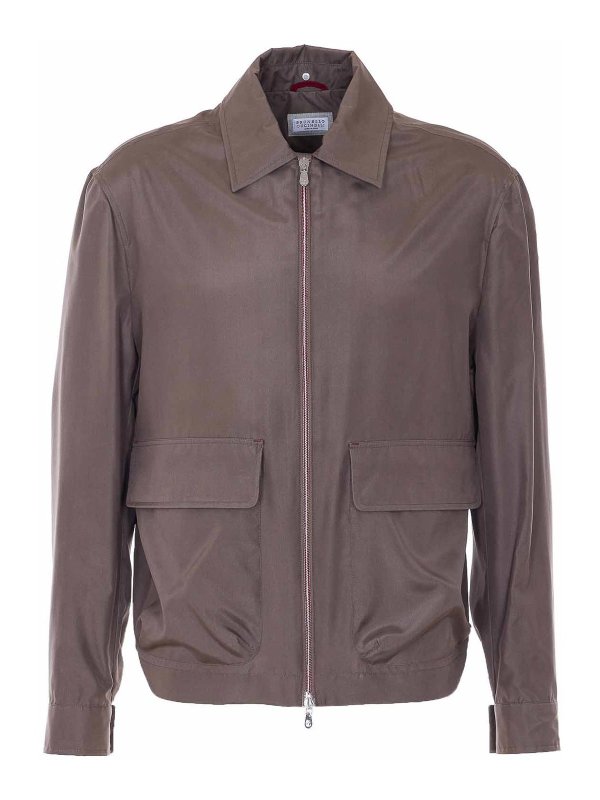 BRUNELLO CUCINELLI: カジュアルジャケット - カジュアルジャケット - ベージュ