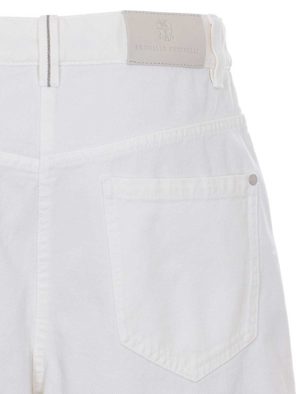 The Best Shops BRUNELLO CUCINELLI: カジュアルトラウザー - カジュアルパンツ - 白