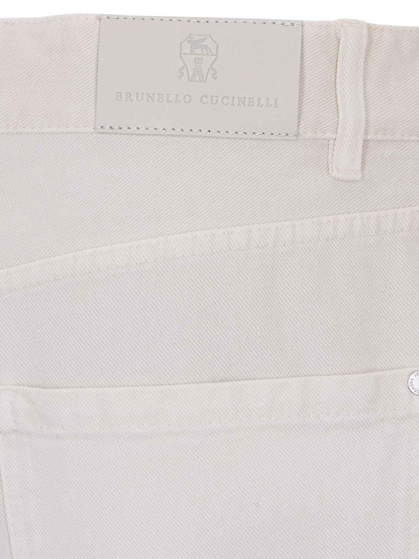Beige Pants shop online: BRUNELLO CUCINELLI