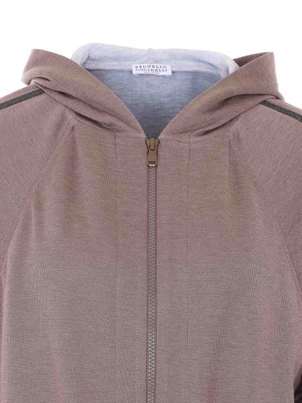 スウェットシャツ/セーター - ベージュ shop online: BRUNELLO CUCINELLI