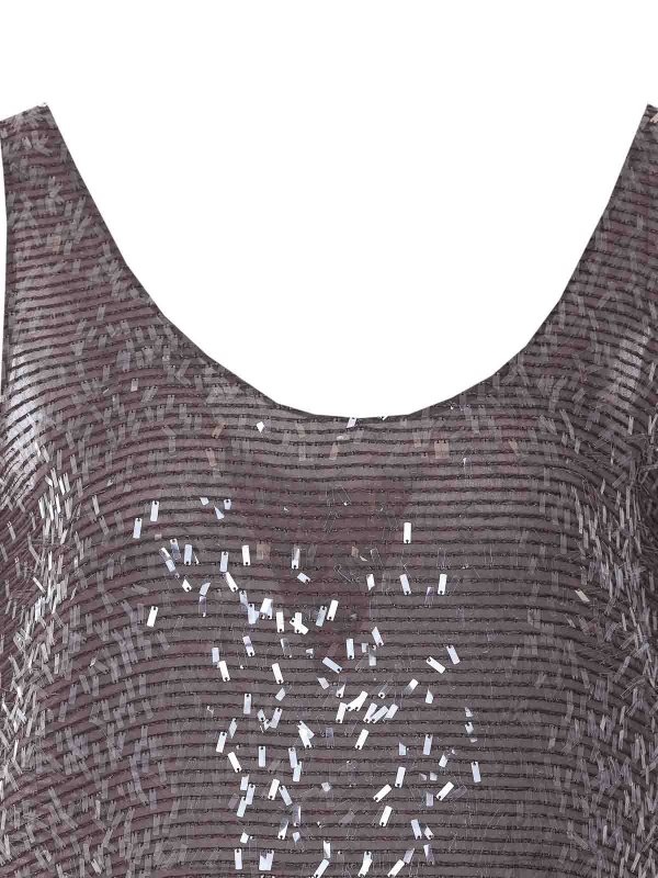 トップ/タンクトップ - ブラウン shop online: BRUNELLO CUCINELLI