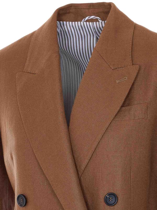 The Best Shops BRUNELLO CUCINELLI: カジュアルジャケット - カジュアルジャケット - ブラウン