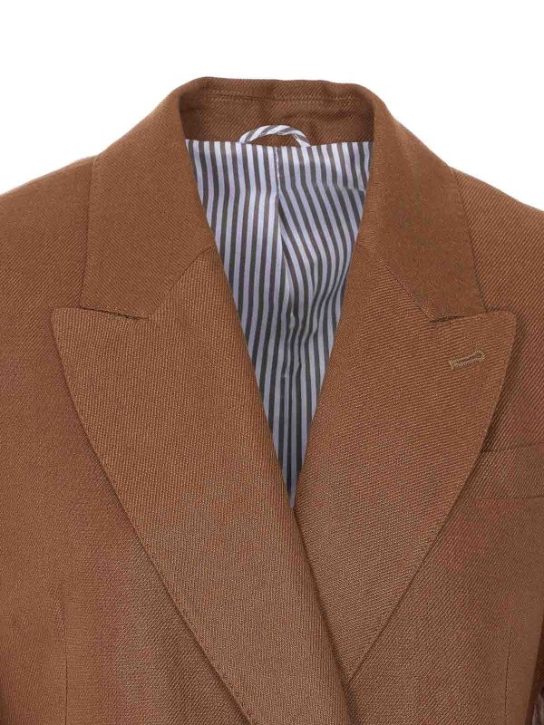 カジュアルジャケット - ブラウン shop online: BRUNELLO CUCINELLI