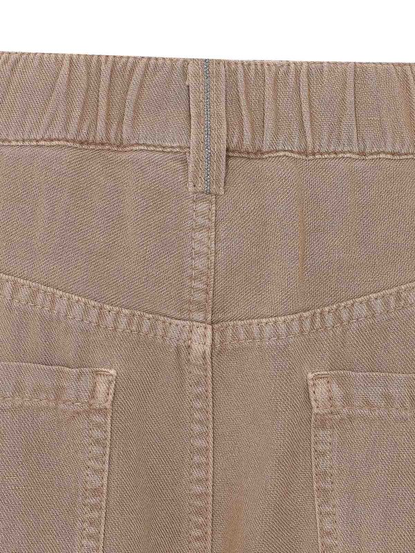 The Best Shops BRUNELLO CUCINELLI: カジュアルトラウザー - カジュアルパンツ - ベージュ