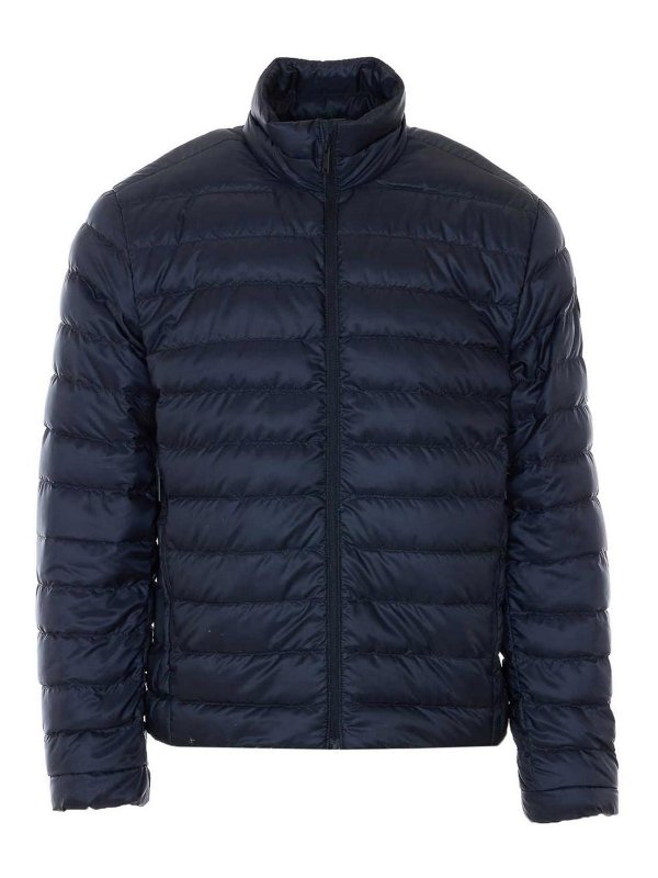 Canada Goose: padded jackets - Blue Stratus Down Jacket