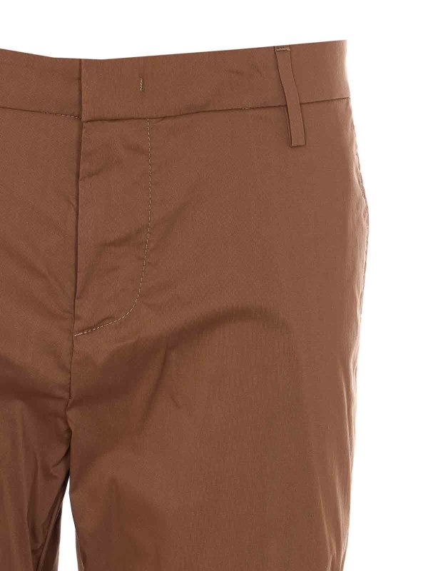 Brown Gaubert Pants shop online: DONDUP