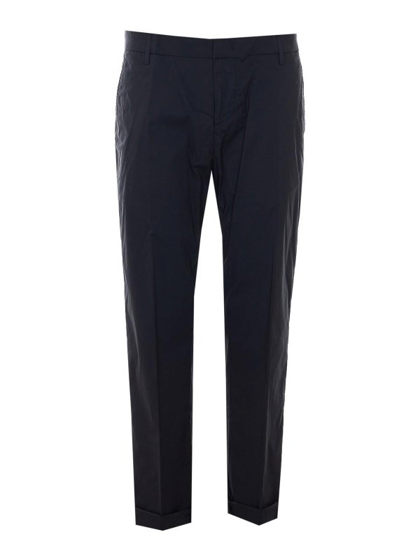 DONDUP: casual trousers - Black Gaubert Pants
