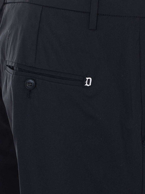 The Best Shops DONDUP: casual trousers - Black Gaubert Pants