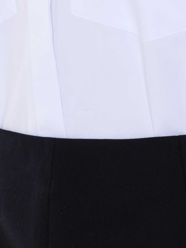 The Best Shops DONDUP: ニーレングスドレス - 膝丈ドレス - 白