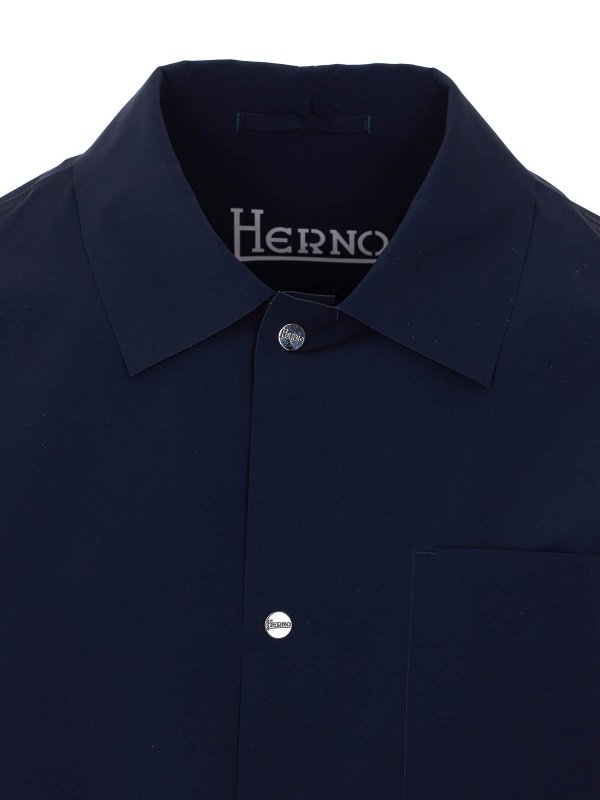 Blue Jacket With Frontal Buttons Closure Replica 
online: HERNO