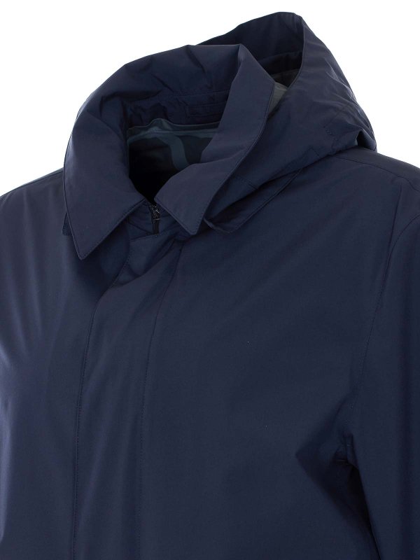 The Best Shops HERNO: cappotti trench - Impermeabile Blu