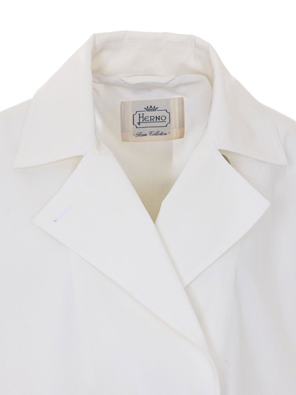 Trench Bianco shop online: HERNO
