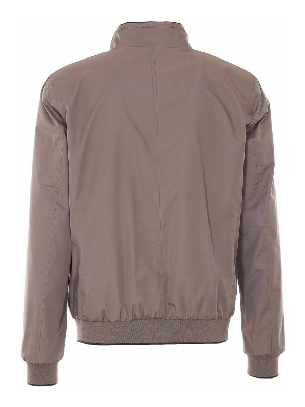 MOORER: maglia a collo alto e polo online - Giubbotto Manetti Marrone