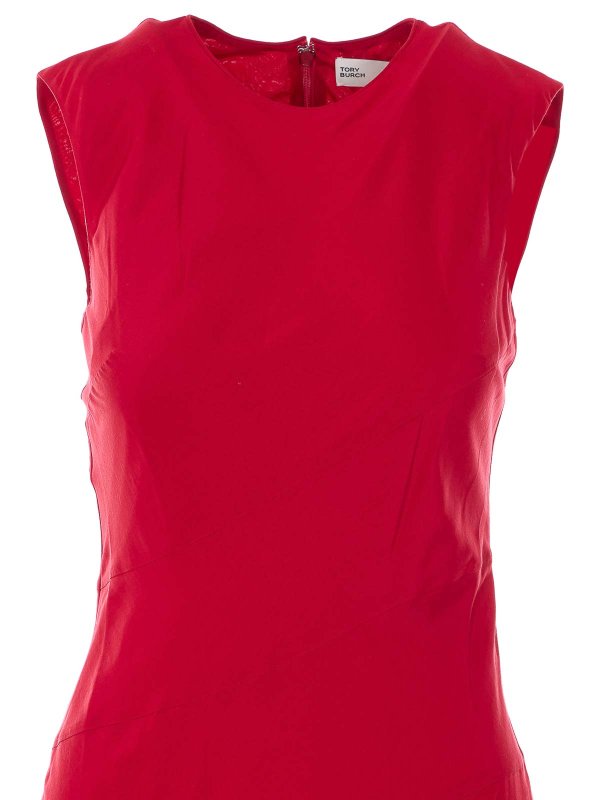 膝丈ドレス - 赤 shop online: TORY BURCH