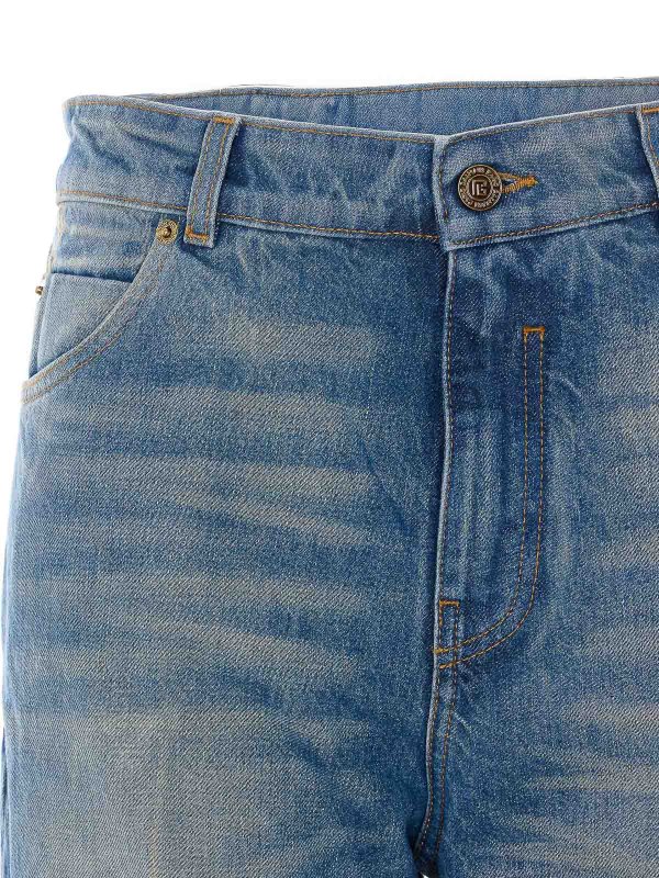 ストレートジーンズ - ブルー Replica 
online: Balmain