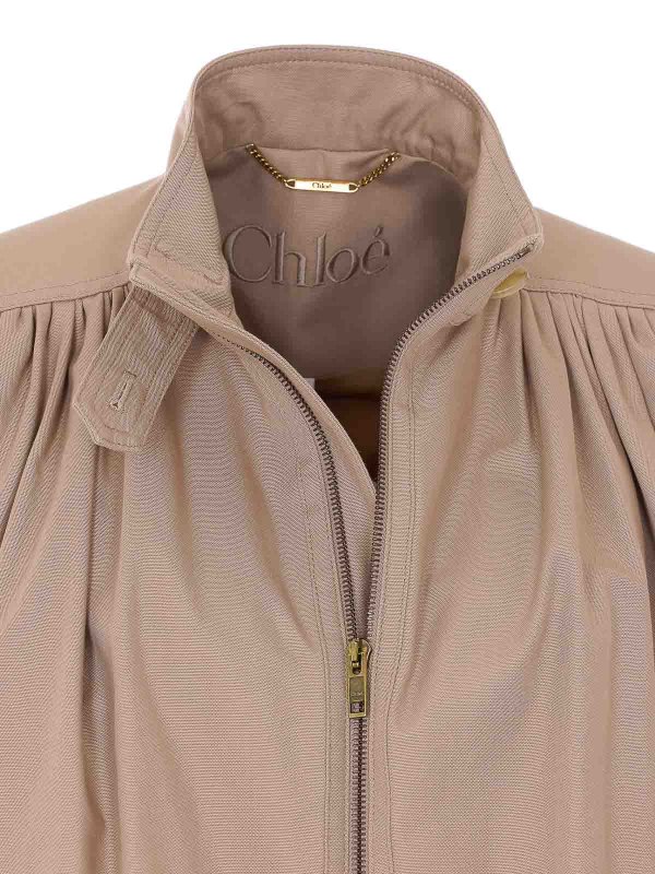 Beige Jacket shop online: CHLOE