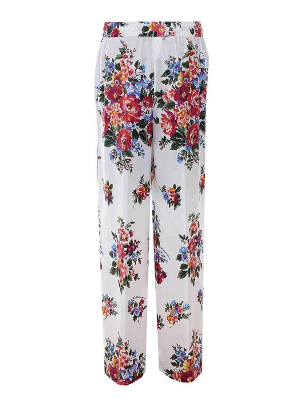 DOLCE & GABBANA: カジュアルトラウザー online - カジュアルパンツ - 白