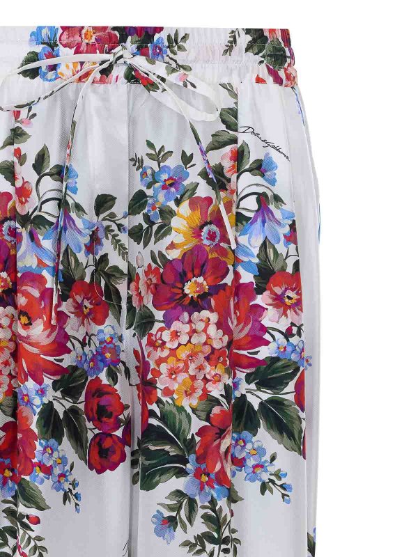 カジュアルパンツ - 白 shop online: DOLCE & GABBANA