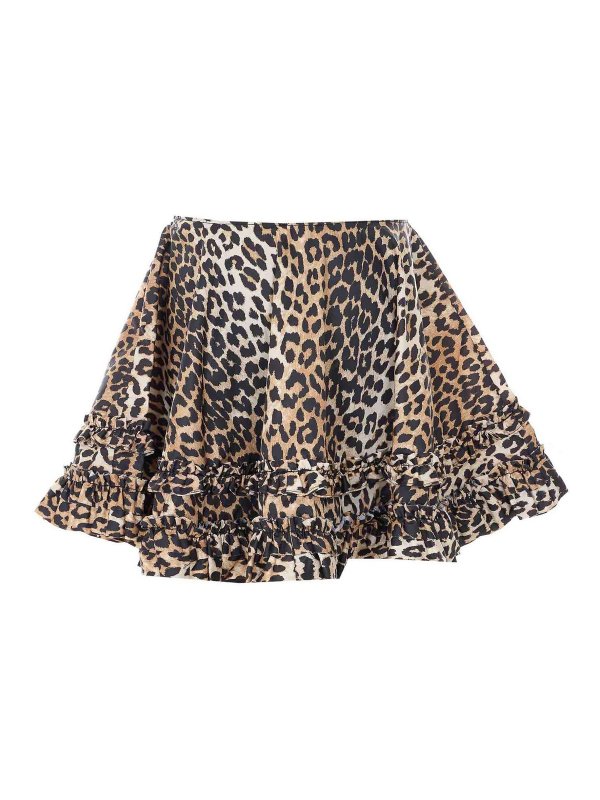 GANNI: ニーレングススカート＆ミディ丈 online - 膝丈/ミディスカート - ベージュ