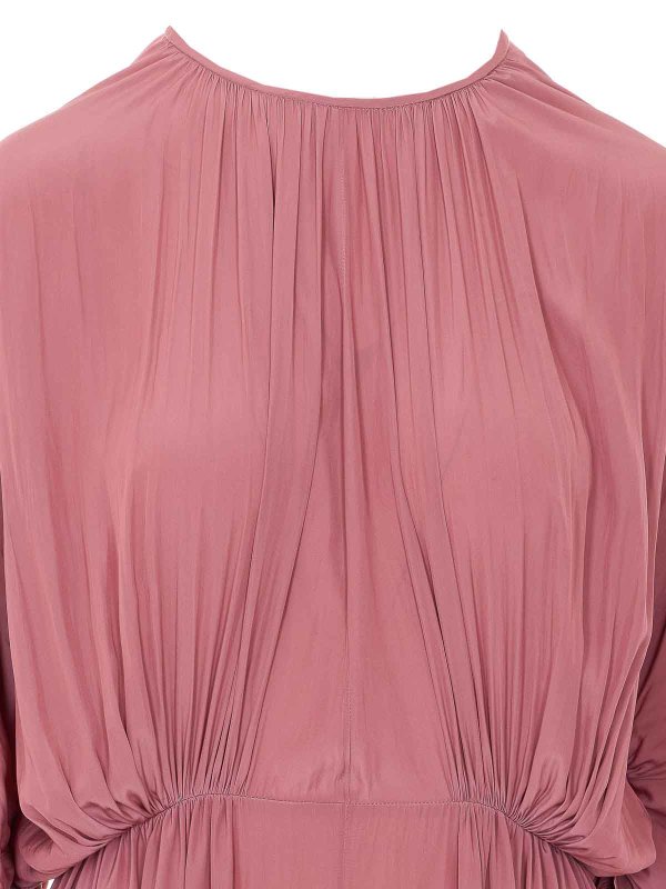 Abito in charmeuse shop online: LANVIN