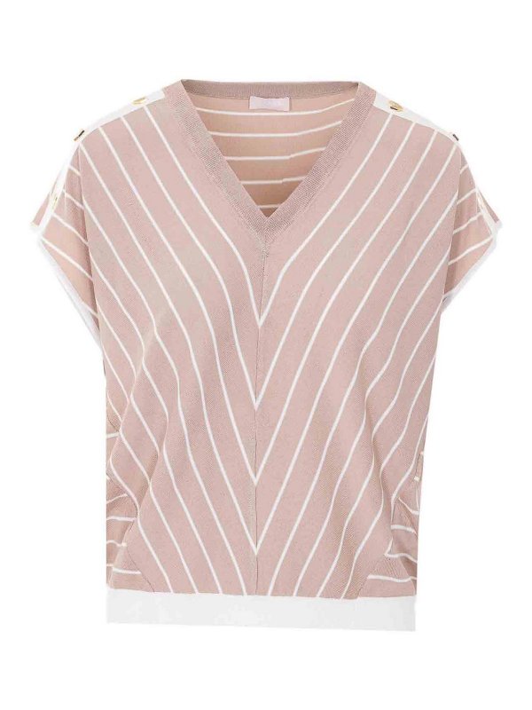 Liu Jo: Camisetas - Camiseta - Beis