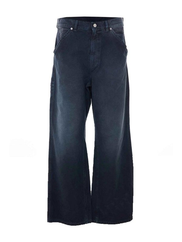 Marni: casual trousers - Blue Pants