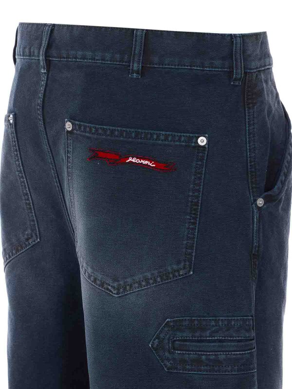 The Best Shops Marni: casual trousers - Blue Pants