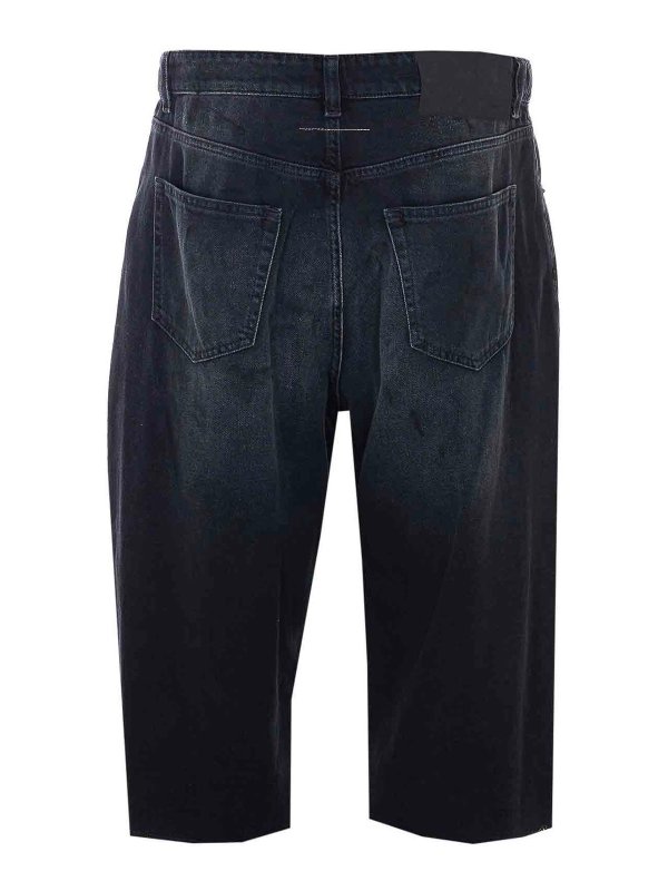 MM6 MAISON MARGIELA: トラウザーショーツ online - ショートパンツ - ブルー