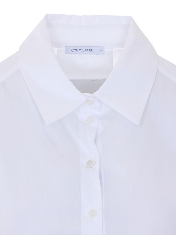 シャツ - 白 shop online: PATRIZIA PEPE