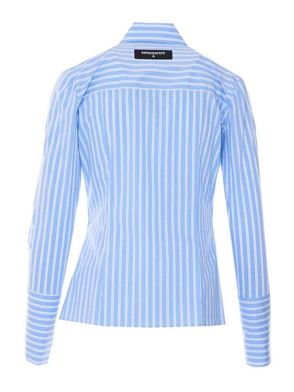 PATRIZIA PEPE: シャツ online - シャツ - ブルー
