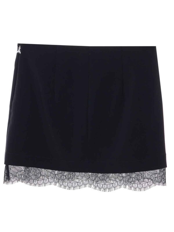 The Best Shops PATRIZIA PEPE: mini skirts - Black Mini Skirt