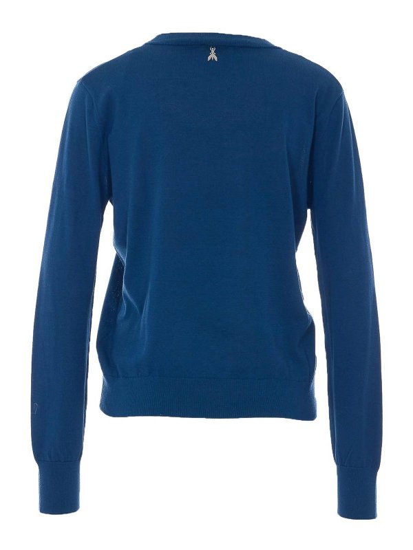 PATRIZIA PEPE: クルーネック online - クルーネック - ブルー