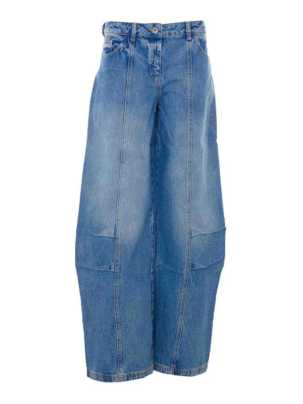 PATRIZIA PEPE: ストレートジーンズ - ストレートジーンズ - ブルー