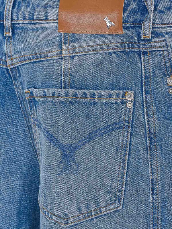 The Best Shops PATRIZIA PEPE: ストレートジーンズ - ストレートジーンズ - ブルー