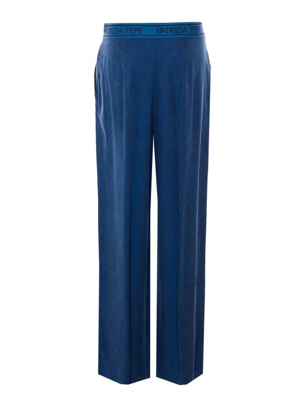 PATRIZIA PEPE: カジュアルトラウザー online - フレアジーンズ - ブルー