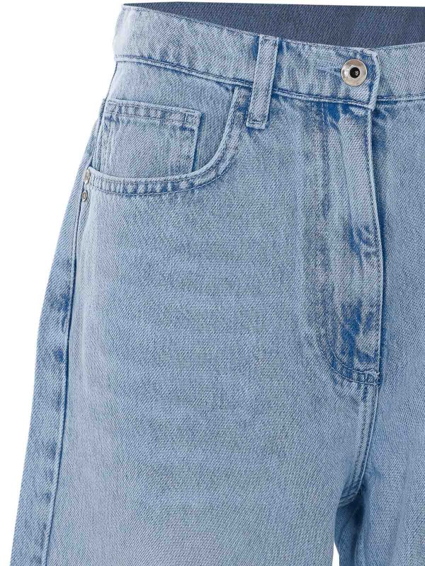 ストレートジーンズ - ブルー shop online: PATRIZIA PEPE