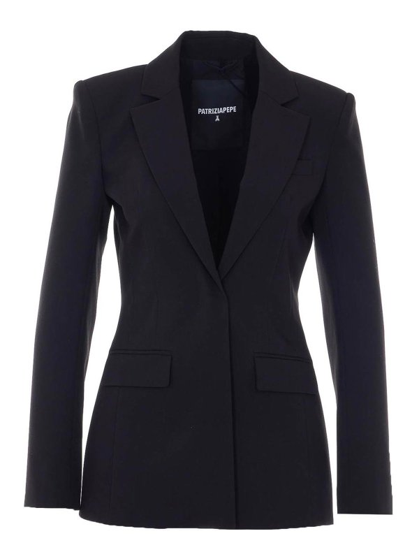 PATRIZIA PEPE: カジュアルジャケット - カジュアルジャケット - 黒