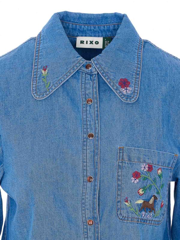 Camisa - Azul shop online: RIXO