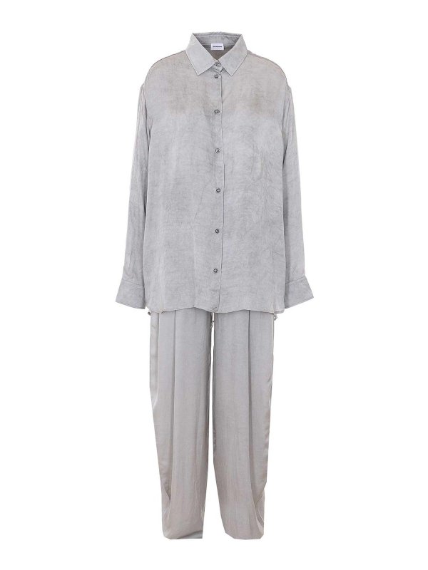 THE ANDAMANE: カジュアルスーツ - フレアジーンズ - グレー