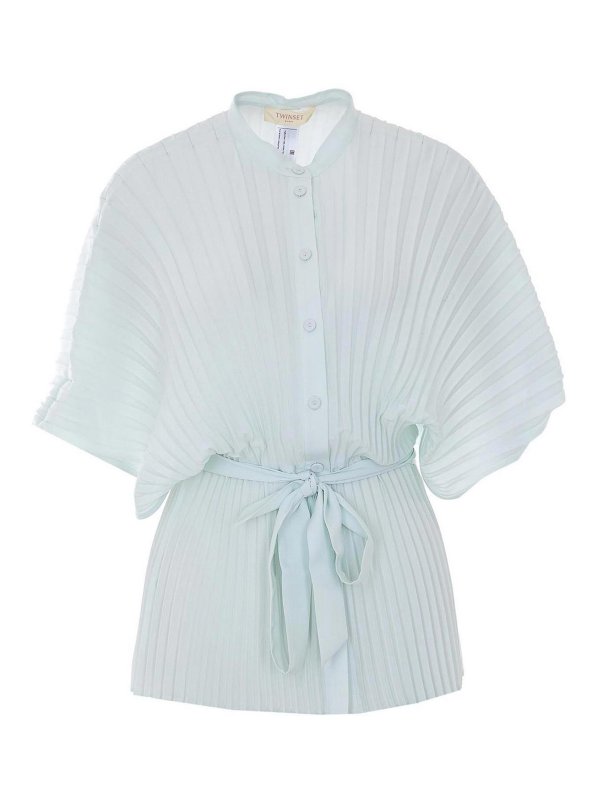 TWINSET: シャツ - シャツ - ライトブルー