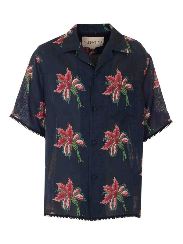 VALENTINO GARAVANI: シャツ - シャツ - 黒