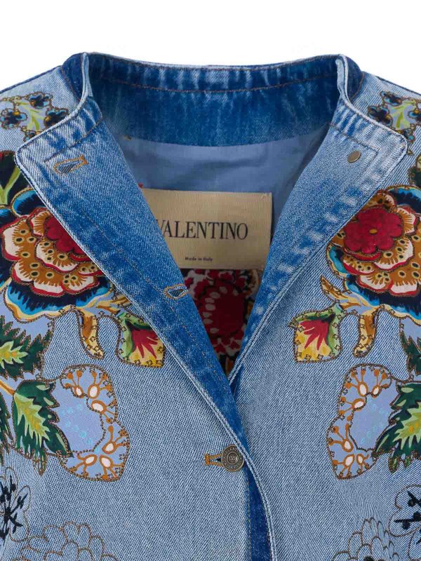 クルーネック - ブルー Replica 
online: VALENTINO GARAVANI