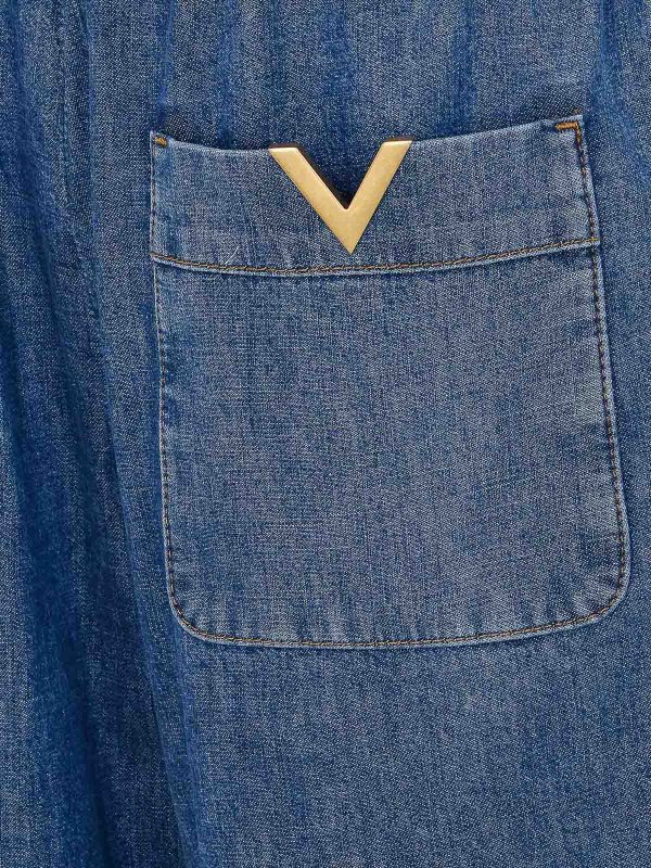 The Best Shops VALENTINO GARAVANI: カジュアルトラウザー - カジュアルパンツ - ブルー