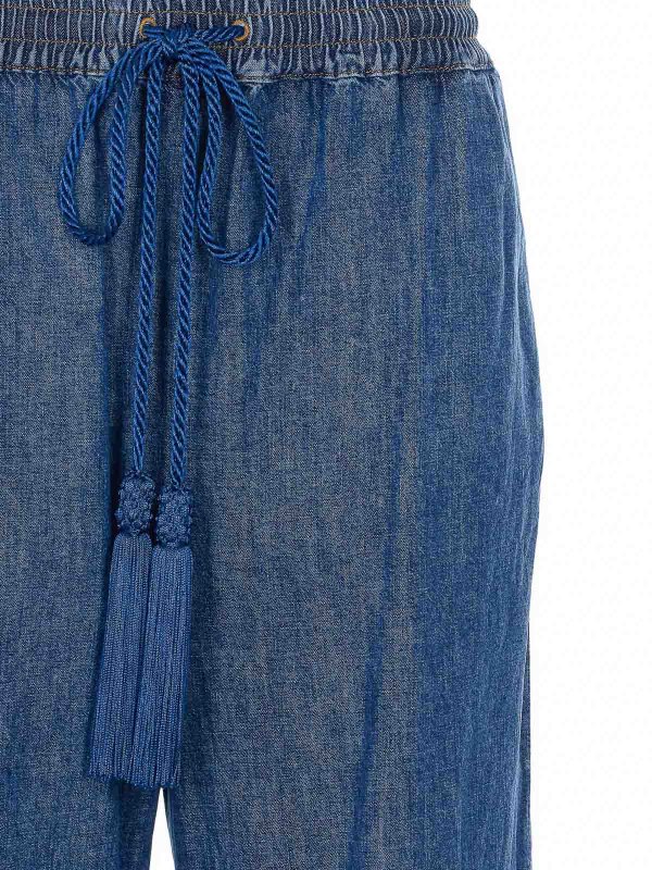 カジュアルパンツ - ブルー Replica 
online: VALENTINO GARAVANI