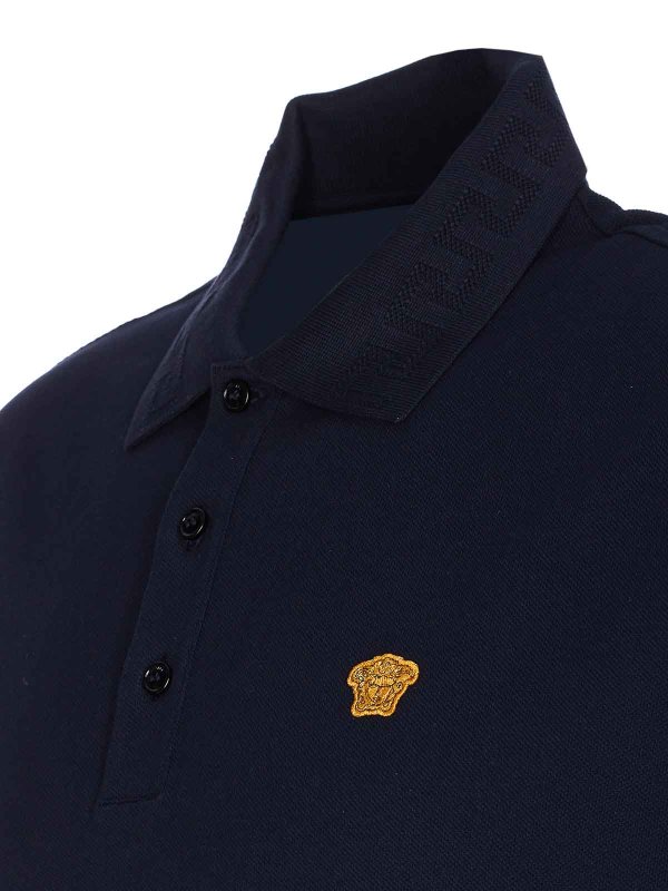 The Best Shops VERSACE: Poloshirts - Poloshirt - Blau