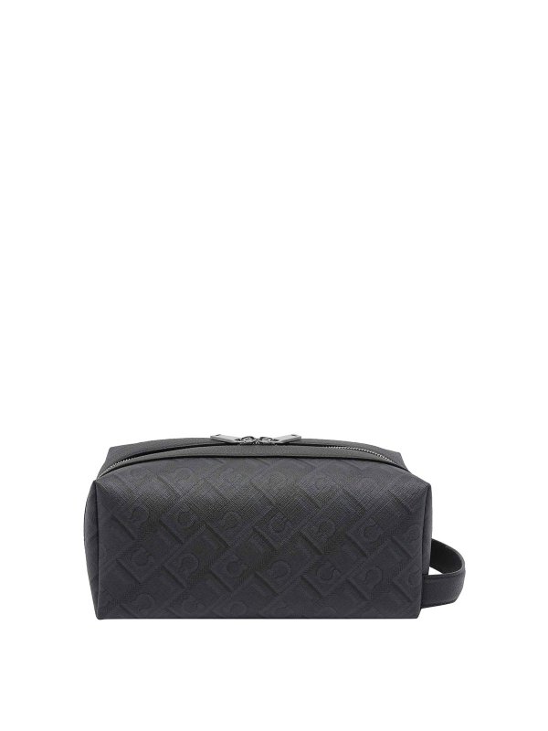 The Best Shops FERRAGAMO: clutches - Black Dopp Kit