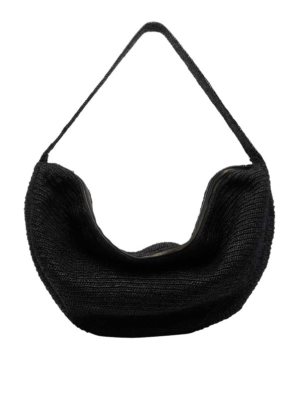 IBELIV: ショルダーバッグ - ショルダーバッグ - 黒