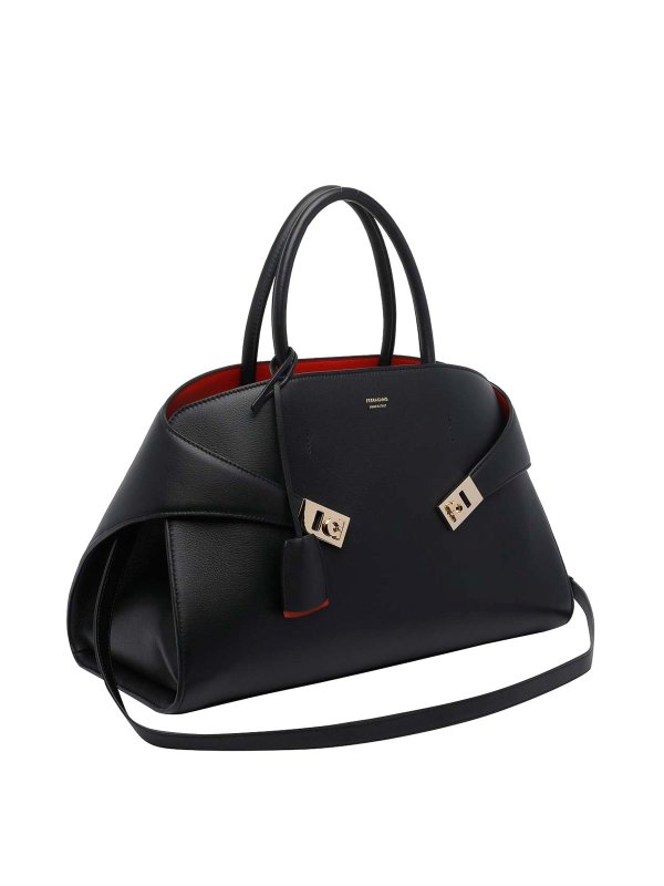 FERRAGAMO: Handtaschen online - Shopper - Schwarz
