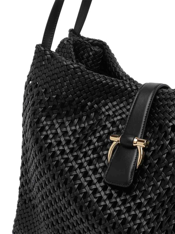 Borsa tote nera shop online: FERRAGAMO